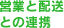 営業と配送との連携